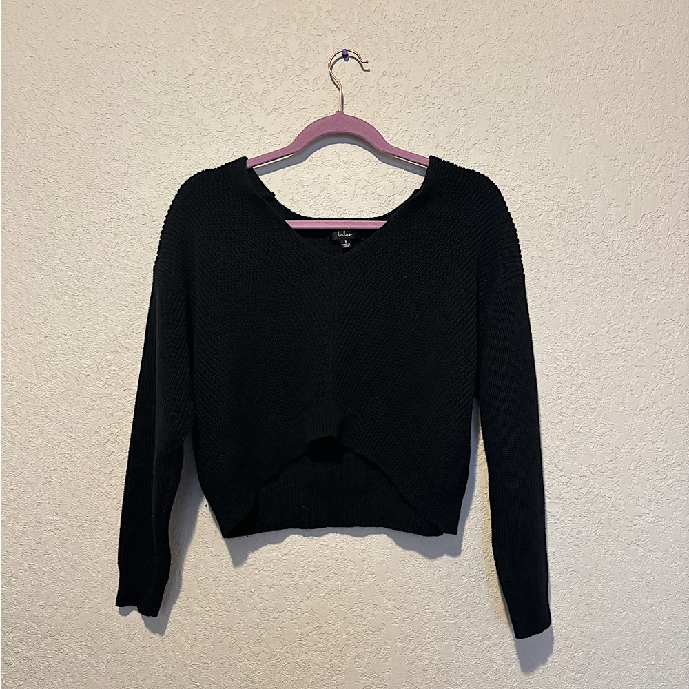 Lulus Cropper Knit Sweater